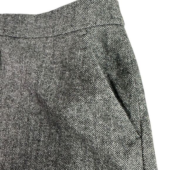 J. Crew Wool Blend Herringbone Skirt size 6 - Picture 6 of 8